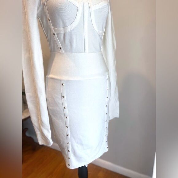 Guess by Marciano Sudded Long Sleeve Bandage Dress size M - Picture 5 of 16